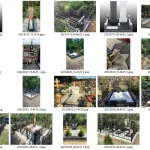 Благоустройство с чёрным памятником и крошкой — фото 7