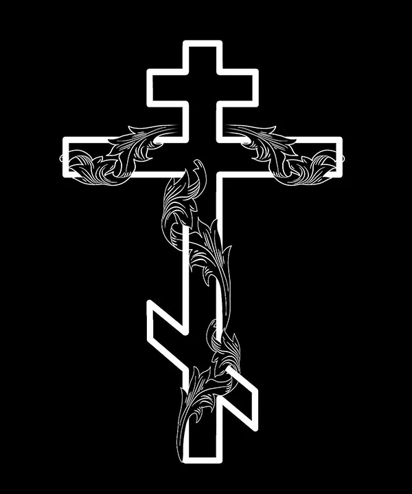 Гравировка «крест» - 3