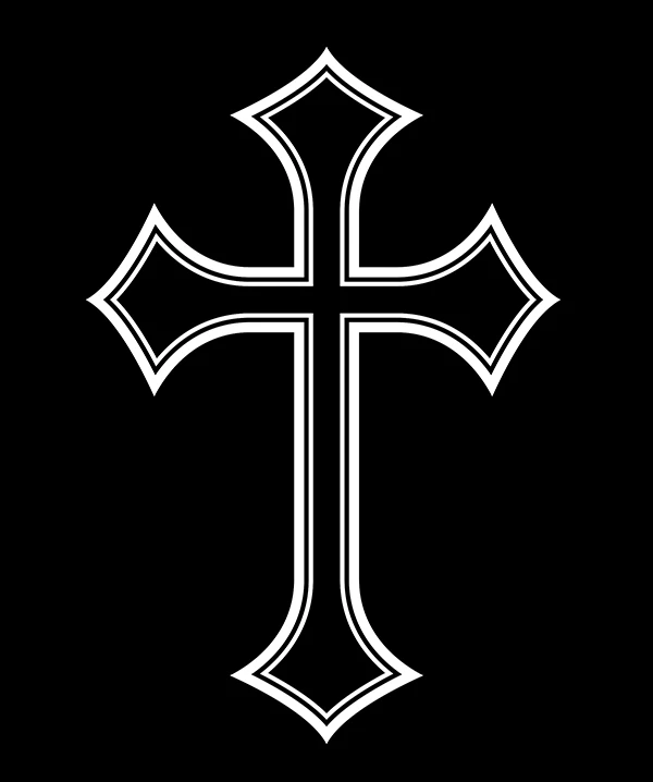 Гравировка «крест» - 18