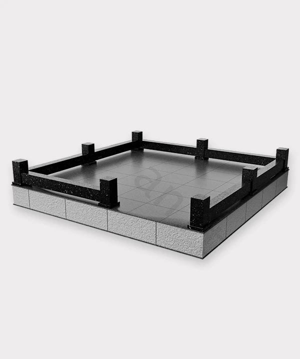 Гранитная ограда-11