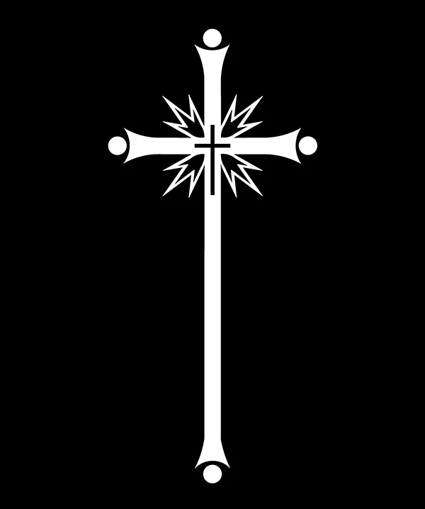 Гравировка «крест» – 10