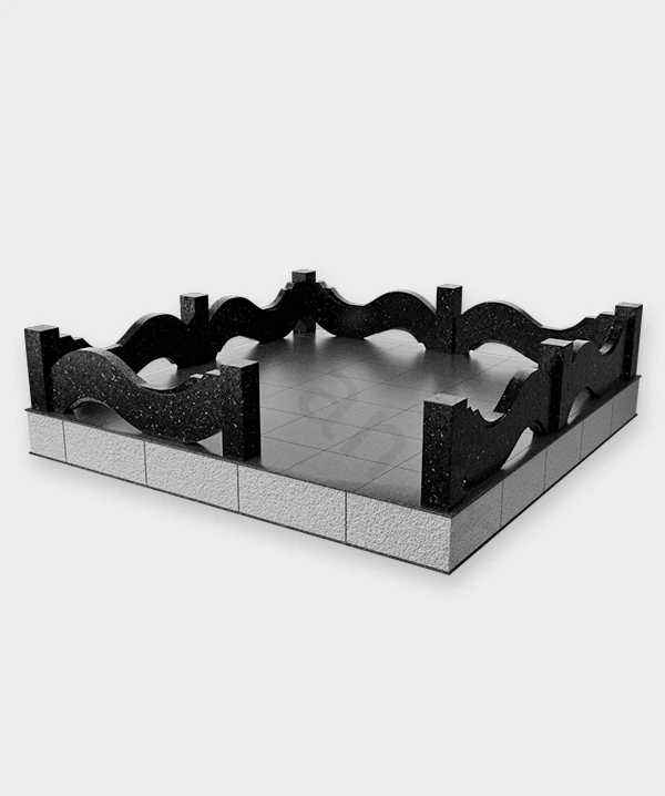 Гранитная ограда-10