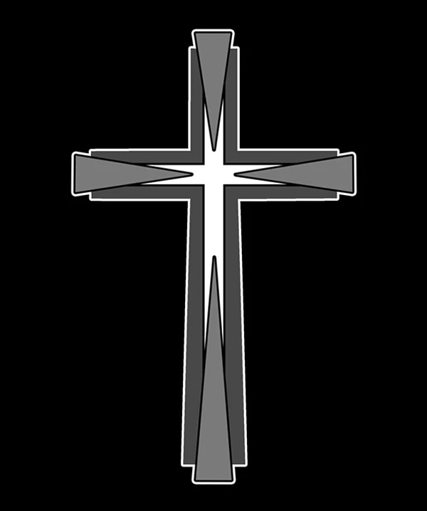 Гравировка «крест» - 12