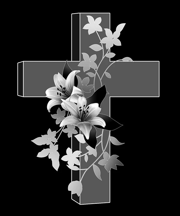 Гравировка «крест» - 11