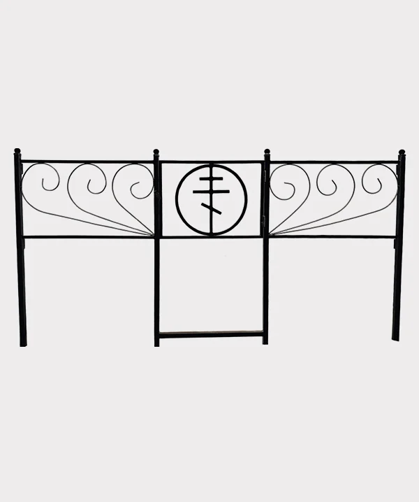 Ограда - «крест завиток»