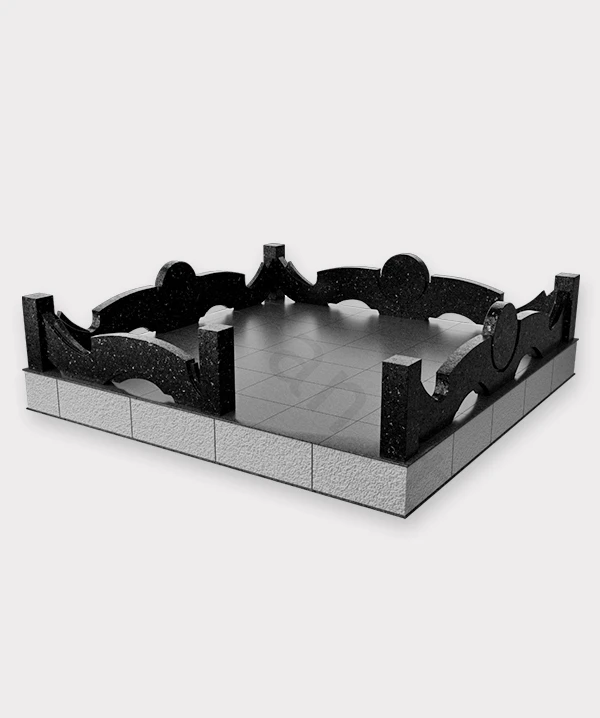 Гранитная ограда-5